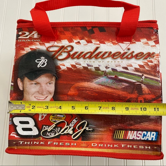 Nascar Dale Earnhardt JR. Track Cooler Insulated Lunch Bag Budweiser - Picture 7 of 11